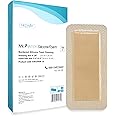 MedVanceTM Silicone - Bordered Silicone Adhesive Foam Dressing Size 4”X8” (2.4"x 6.4" Pad) 10 Pack