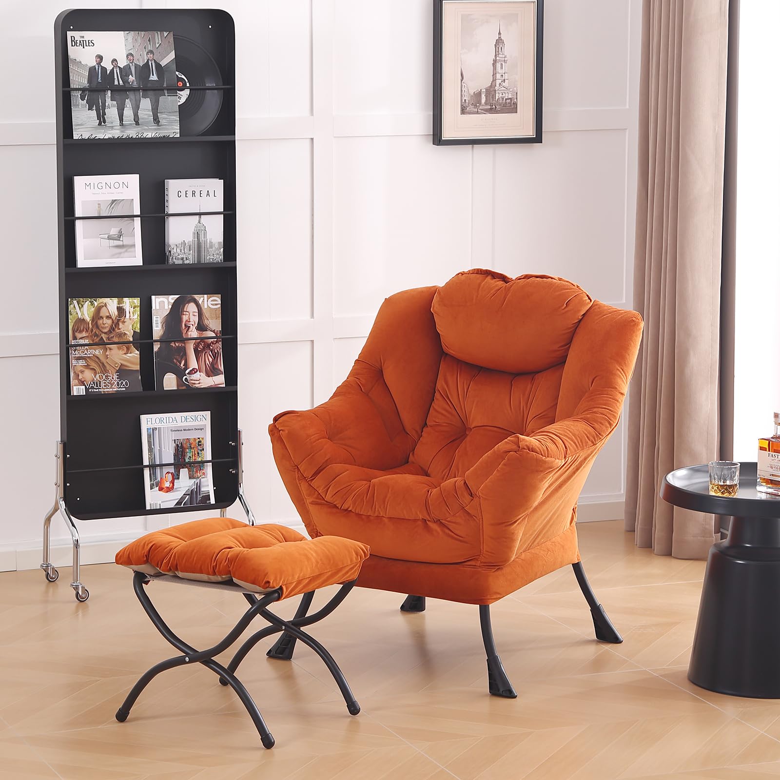 Lazy Chair with Ottoman