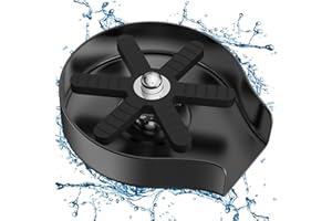 FONTOP Glass Rinser Cup Washer for Sink, Glass Rinser for Kitchen Sinks Attachment Stainless Steel Sink Cup Washer, Washe Baby Bottle, Glass Cup, Wine Glass (Matte Black)