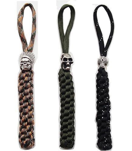 Perles En Laiton Vintage Tête De Mort Croix – Pour Bracelets Paracorde Et Déco Halloween – 2 Pièces