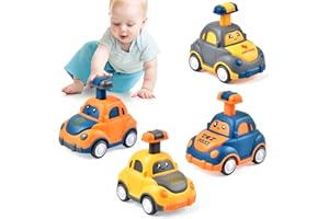 soi-meme Car Toys for Toddlers 2 3 Year Old Boy Girl First Birthday Gifts for Toddler Toys Age 2 3 Year Old Boy Birthday Gift for Infant Toddlers