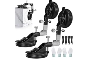 DEWINNER 2 PCS 90-270 Degree Adjustable Suction Cup Seamless Seam Setter, 6 in Suction Cups Alignment Countertop Leveler Tool