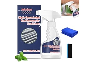 enterlent Heavy Duty Rust Removal for Metal,Multipurpose Rust Remover Spray,Stainless Steel Rust Remover Cleaner,Powerful Steel Rust Removal,Rust Converter for Various Metals Furniture