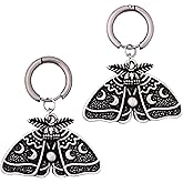 Sacina Goth Luna Moth Earrings, Butterfly Earrings, Goth Christmas Jewelry Gift For Women