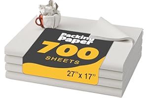 Crown Display 700 Newsprint Packing Paper for Moving 27" x 17" Moving Paper Packing Sheets - Protect Delicate Items with Wrapping Paper - Newspaper Paper for Packing Boxes - Moving Essentials