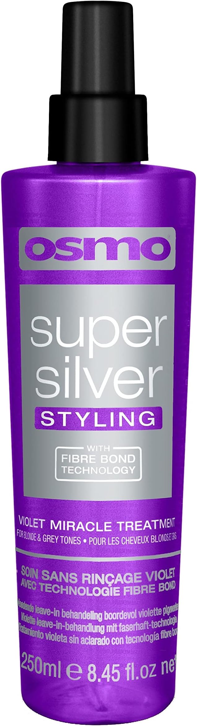 Osmo Super Silver Violet Miracle Styling Hair Treatment Spray 250ml Blonde Grey