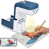 Flycatcher smART Sketcher AI Drawing Projector for Kids and Teens | Art projector for tracing photos and AI images. Describe any idea, project it, trace it. 30-image cartridge included.