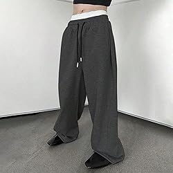 Baggy Sweatpants Men Wide Leg Sweats Pants Loose