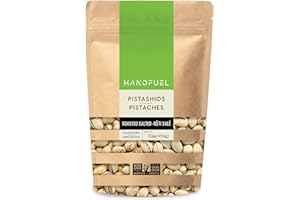 Handfuel 1lbs of Roasted Salted Pistachios, 11g of Protein, Gluten Free Sea Salted Nuts, Proudly Canadian Made Pistachios - 4
