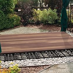 InstaDeck® Outdoor Flooring Tropical Walnut Kit