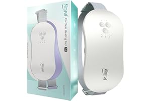 Slimpal Period Heating Pad for Cramps, FSA HSA Eligible Approved, Portable Heat Pad for Menstrual Cramp Relief, Electric Cordless Heating Belt, 3 Timer Auto Off Setting, Gifts for Women Girl, Beige