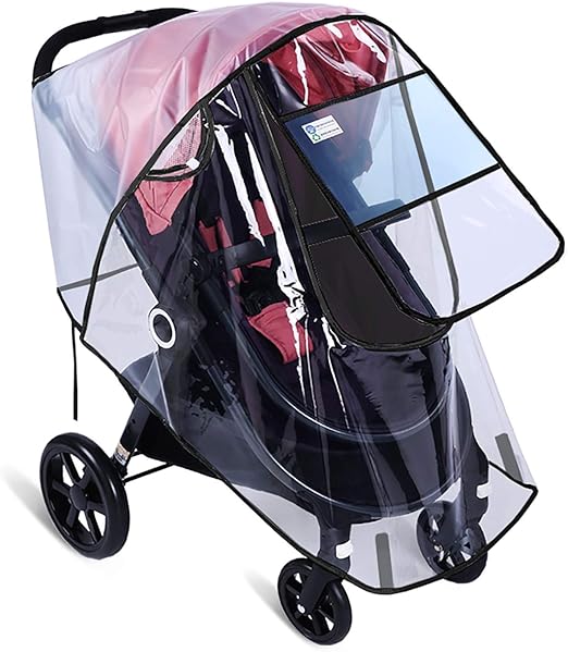 Protección Solar Para Coche Sombrilla Universal Para Cochecito De Bebé Clair De Lune - Color Negro - Protección Contra Sol Y Lluvia Protección Solar Carrito