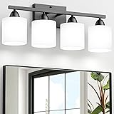 Dekang Black Bathroom Lighting Fixtures Over