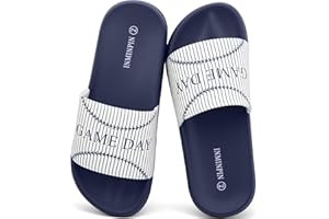 INMINPIN Kids Boys Girls Ball Sprots Slides Sandals Ultra Comfortable Beach Pool Shower Shoes House Slide Indoor Outdoor for Sports Fan