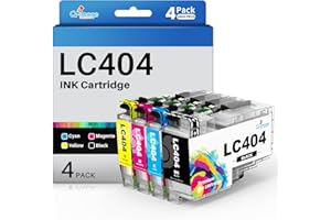 LC404 Ink Cartridges Replacement for Brother Ink cartridges LC404 LC 404 LC-404 for MFC-J1215W MFC-J1205W MFC-J1205W XL Print