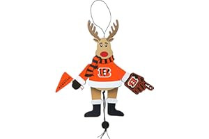 TOPPERSCOT BY BOELTER BRANDS NFL Wooden Cheer Ornament