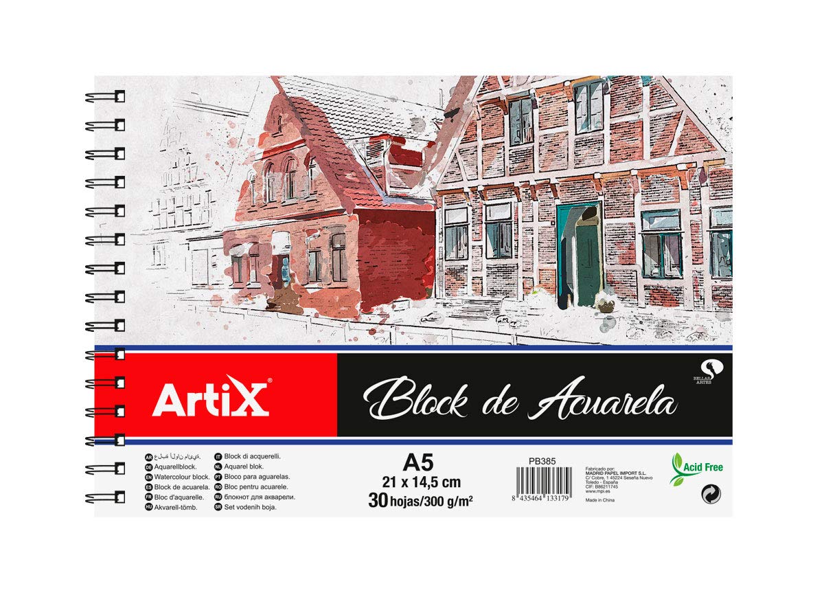 A5 Watercolour Block 30 Artix Sheets