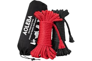 AOLEBA Skin Friendly 8mm Japanese Rope Kit for Beginners and Experienced Riggers, Soft Ropes with Shears for Simple and Complex Knots