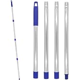 EaseYourDay Stainless Steel Mop Handle, 5.2 ft. Pole, 3/4" Screw-On Thread