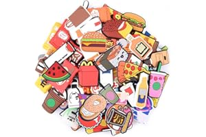 DECWENME Lot of Fast Food Shoes Charms Men Women Shoe Decoration Accessories For Boys Girls Adult Party Favor