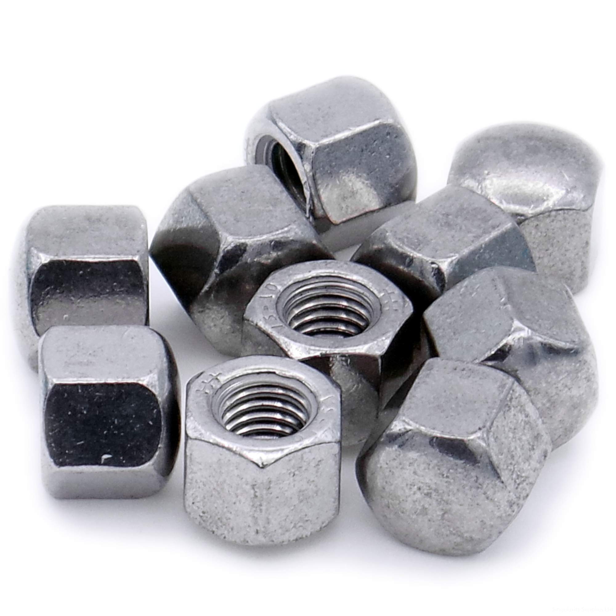 M3 (3mm) Hex Cap Nut - Stainless Steel (A2) (Pack of 10)