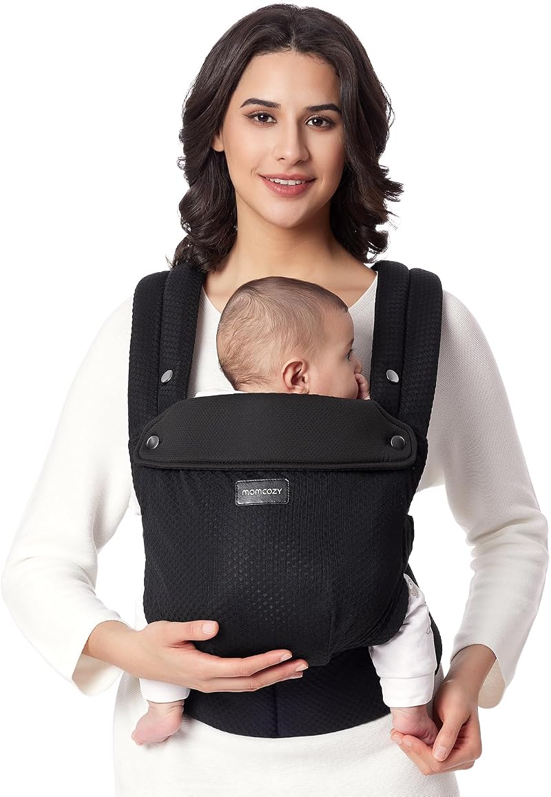 Momcozy Baby Carrier 3-24M Air Mesh Black 64-127cm Waist 3.2-20kg