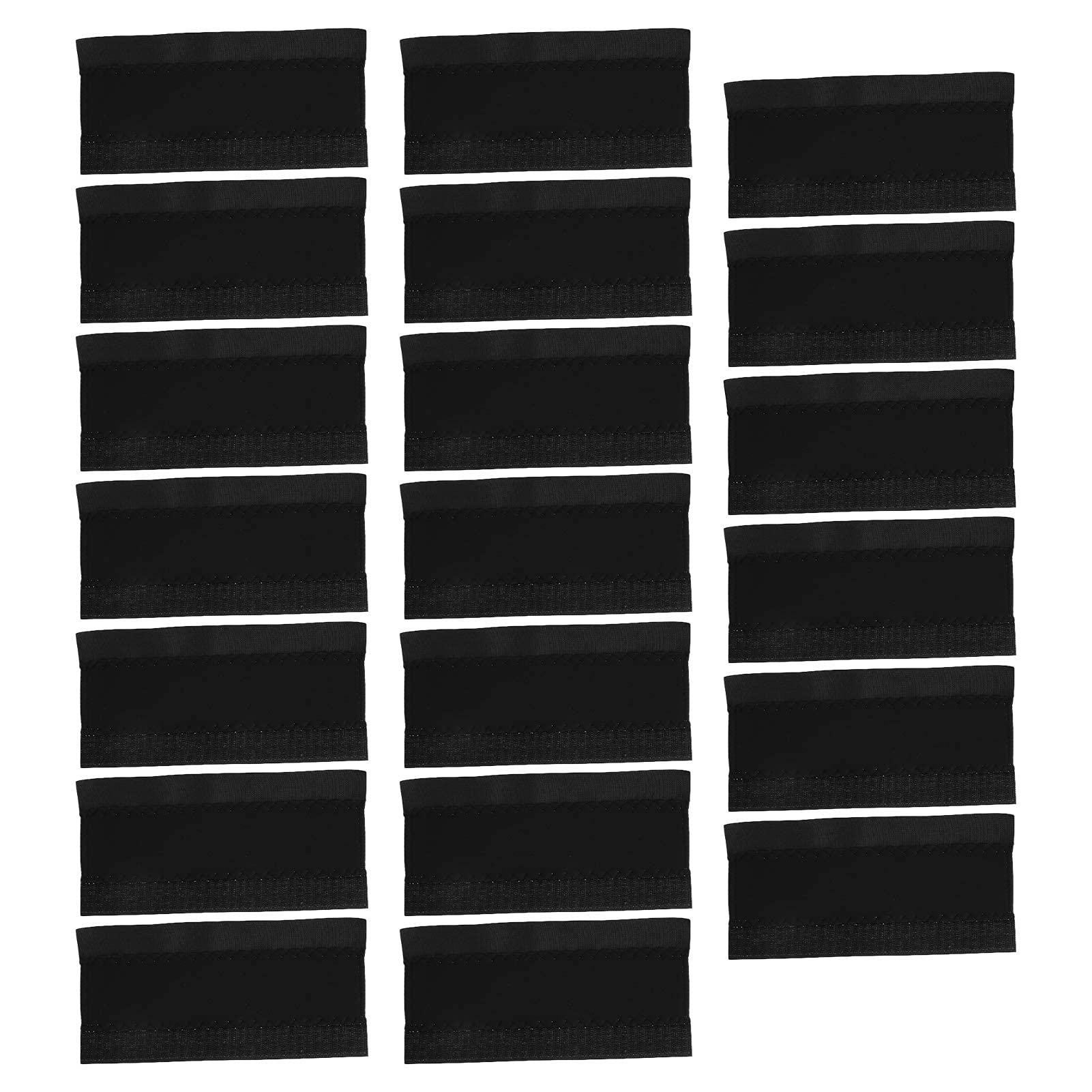 Alomejor 20Pcs Chain Stay Protector Neoprene Mountain Bike Frame Protective Pad Cover with Design for Outdoor Cycling