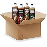 HERDEZ TAQUERIA STREET SAUCE Variety Pack- Habanero, Verde, Roja &amp; Chipotle | 9 oz Squeeze Bottles (4 Pack) &ndash; Authentic Mexican Flavor