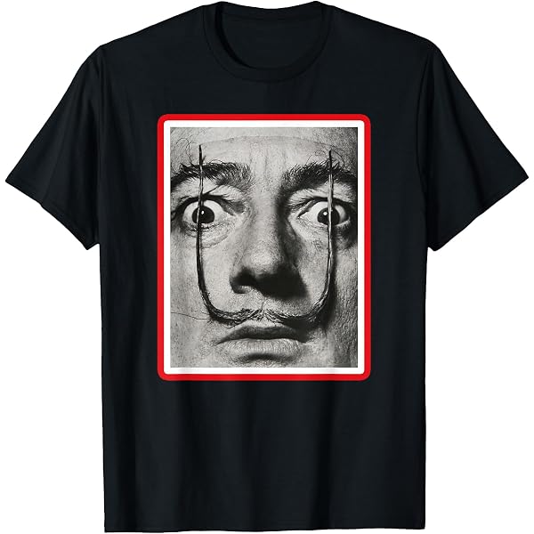 T-Shirt Salvador Dali – Illustration Art – Blanc – Tailles S-M-L-XL – Neuf