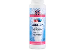 Club Pro Alka-Up 750g - Raises Alkalinity in Hot Tub & Spa - Compatible With Bromine, Chlorine, pH Adjusters & Accessories Li