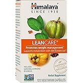 Himalaya LeanCare - Herbal Supplement for Weight and Metabolism Support with Garcinia Cambogia, Gymnema Sylvestre, and Guggul - Vegan, Non-GMO, Gluten Free, 600 mg, 120 Capsules