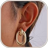 Elegant Flower Clip On Earrings for Women Hypoallergenic Clip On Earrings Non Piercing Fashion Jewelry