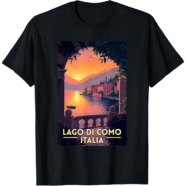Lago Di Como (Lac de Côme) T-Shirt