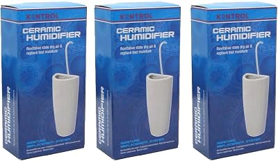 Kontrol Ceramic Radiator Humidifier Moisture Dry Air Pot Pack of 3