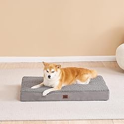 EHEYCIGA Orthopedic Foam Dog Bed for Large