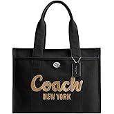 Coach Womens Cargo Tote 42 Black Large