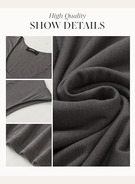 DOKOTOO WOMENS TANK TOPS SCOOP NECK 2024 TANK TOPS FOR WOMEN SLEEVELESS CAMI SOFT BLOUSE SPRING TOPS GREY LARGE