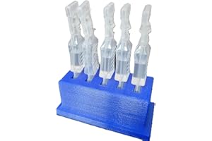 Eye Drop Vials Holder & Storage for Single-use Disposable Eye Drops, Holds 5 Single-Use Disposable vials per Holder - Znet3D (Blue)