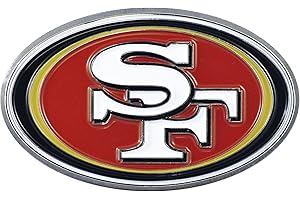 FANMATS NFL 3D Color Metal Emblem, Diecut Team Logo Auto Emblem