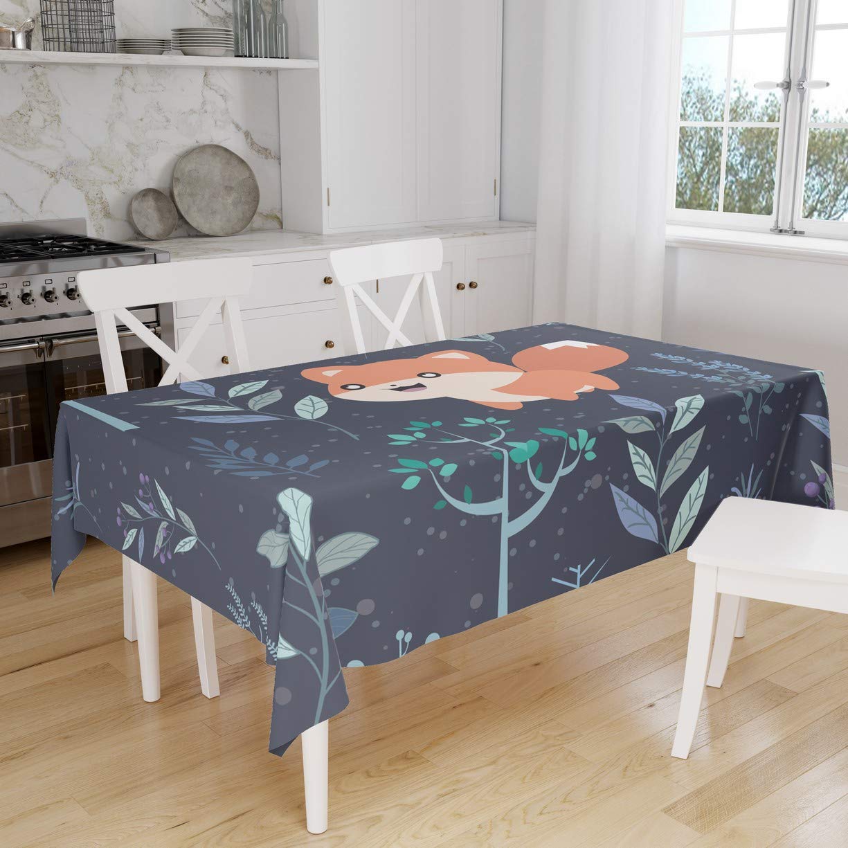 Bonamaison Kitchen Decoration, Tablecloth, 140cm x 160cm - Designed and Manufactured in Turkey
