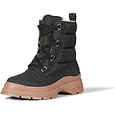 Amazon Essentials Women's Lace Up Puffer Snow Boots with Chunky Heel