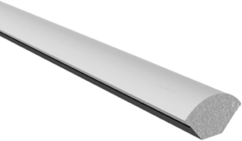 SmartHome White 19mm Quadrant UPVC Trim 1.2m Internal Corner Angle Finish
