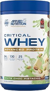 Applied Nutrition Critical Whey Protein Powder 24g per Serving White Choc