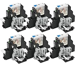 6 Pcs 12 Amp Power Relay Switch 12V DC Relay
