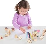 Melissa & Doug Stamp-a-Scene Fairy Garden Arts & Crafts Wooden Stamp Set Ages 4+ view 8