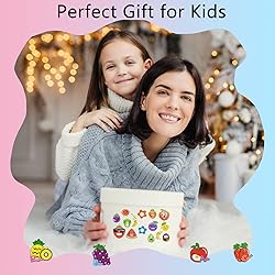 24 Sheets(350+) Fruit 3D Puffy Stickers for