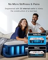 Active Era Premium King Size Inflatable Mattress with Built-In Pump view 7
