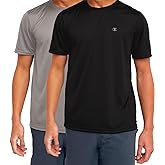 Champion T Shirts for Men Big and Tall - 2 Pack Performance Moisture Wicking Tee