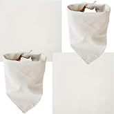 WEITBF 2 Pack Solid Color Bandana Blank Flag Bandanas Scarf Headband - 100% Cotton, 22 x 22 inch