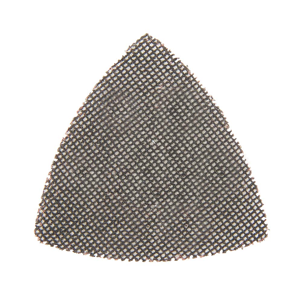 Silverline 704346 Hook and Loop Mesh Triangle Sheets 95 mm 10pk 80 Grit